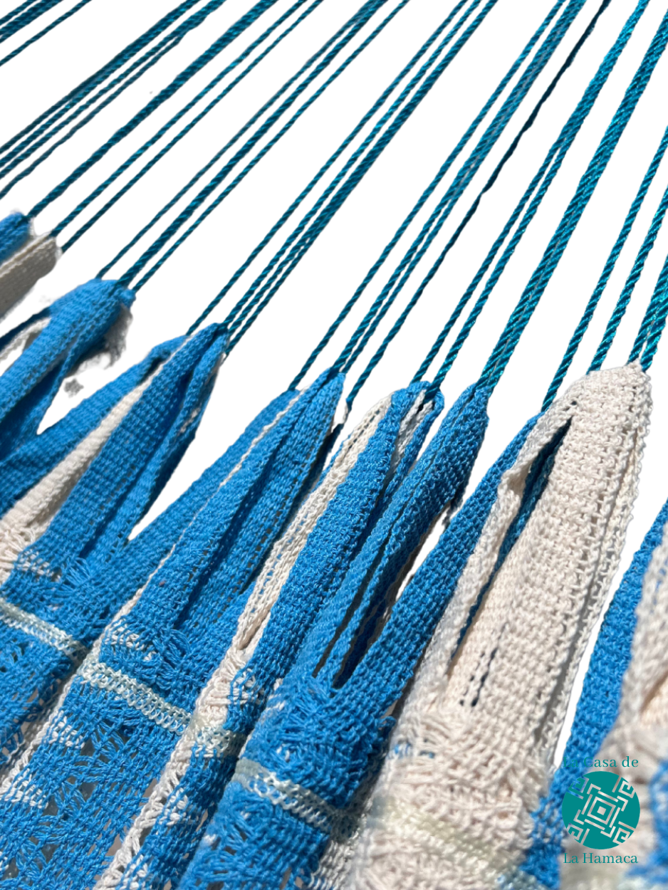 Hamaca Mexicana Azul Cielo King Size
