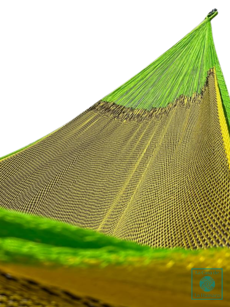 Hamaca Yucateca Artesanal Doble Tejido Nylon