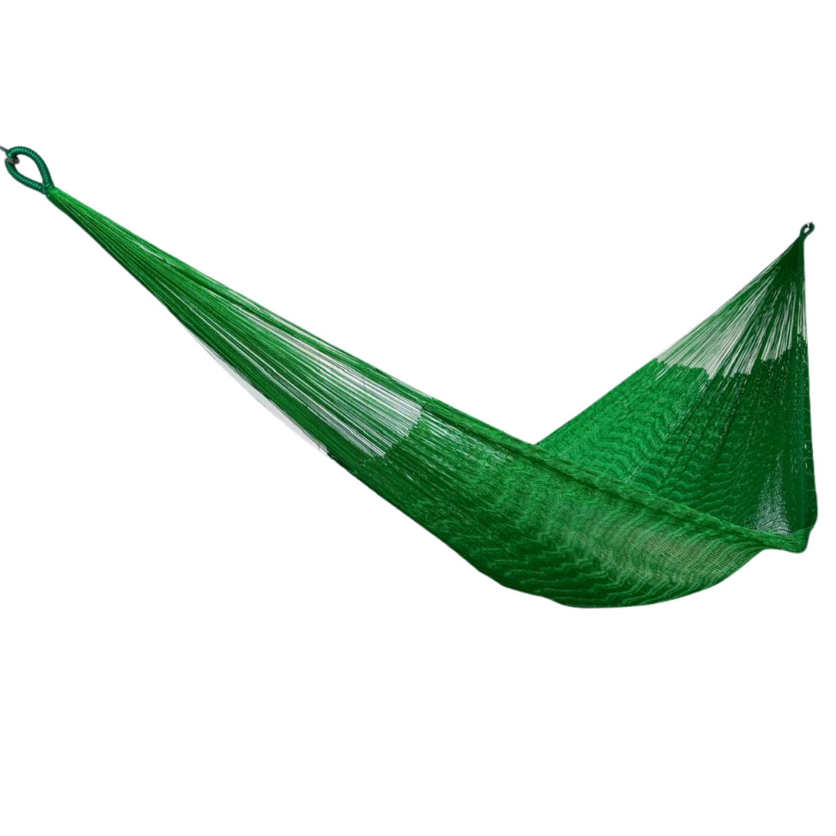 Hamaca Yucateca Artesanal Nylon Hilo 18 - Verde