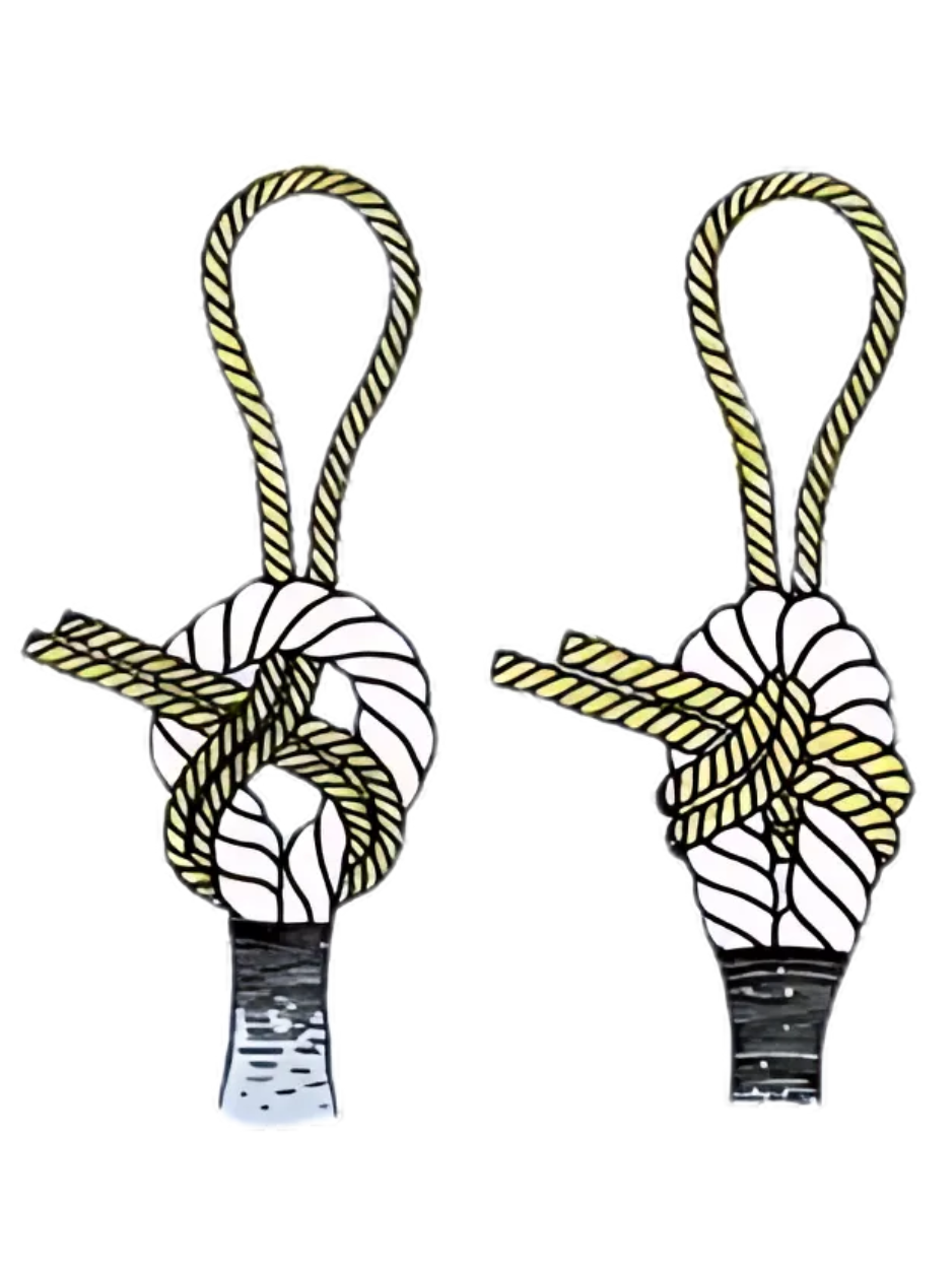 Par de Sogas Yucatecas Artesanales para Hamaca Verde