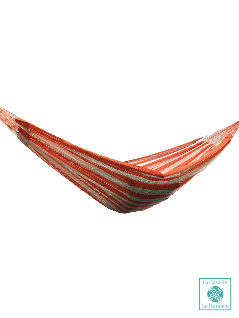 Hamaca Mexicana Naranja King Size