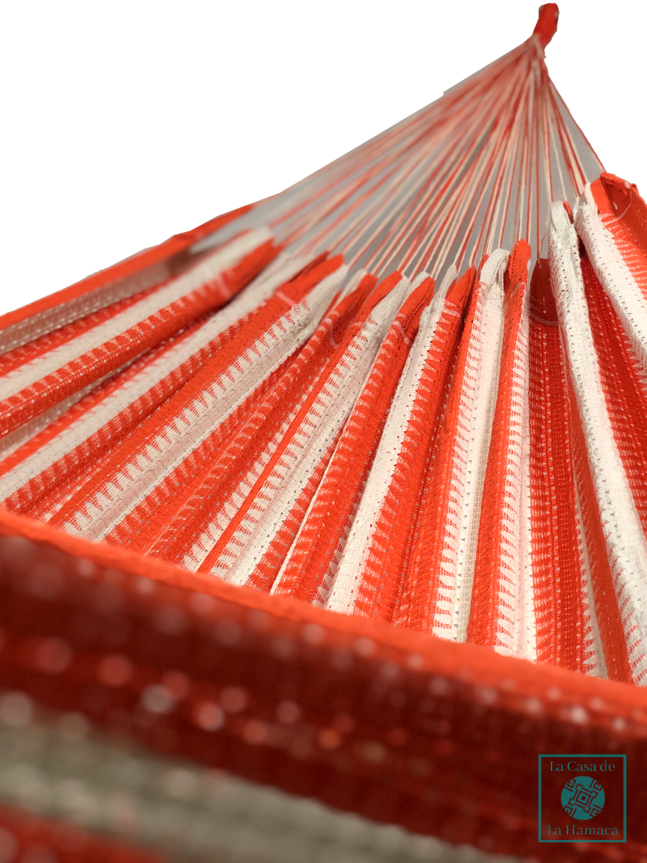 Hamaca Mexicana Naranja King Size