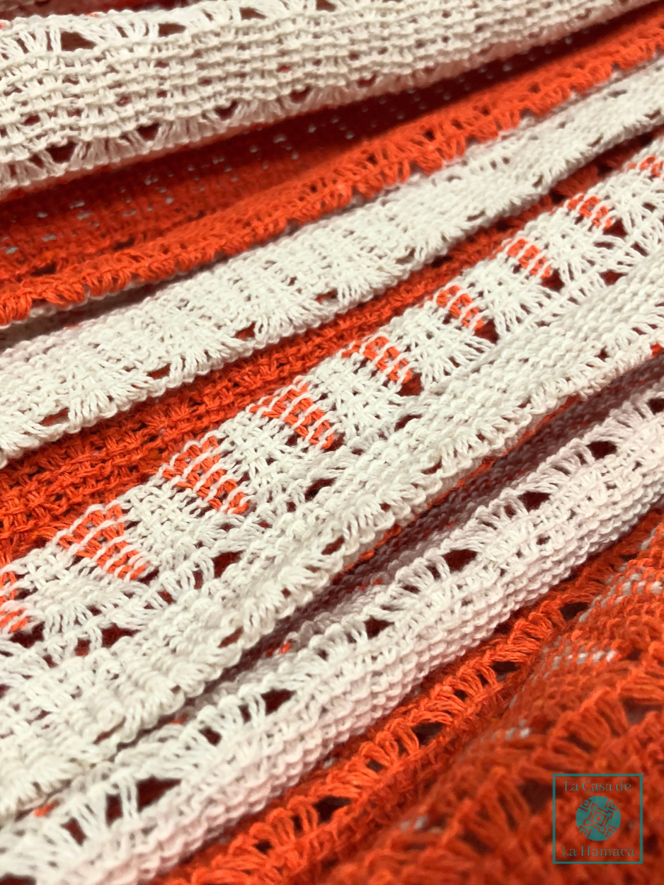 Hamaca Mexicana Naranja King Size