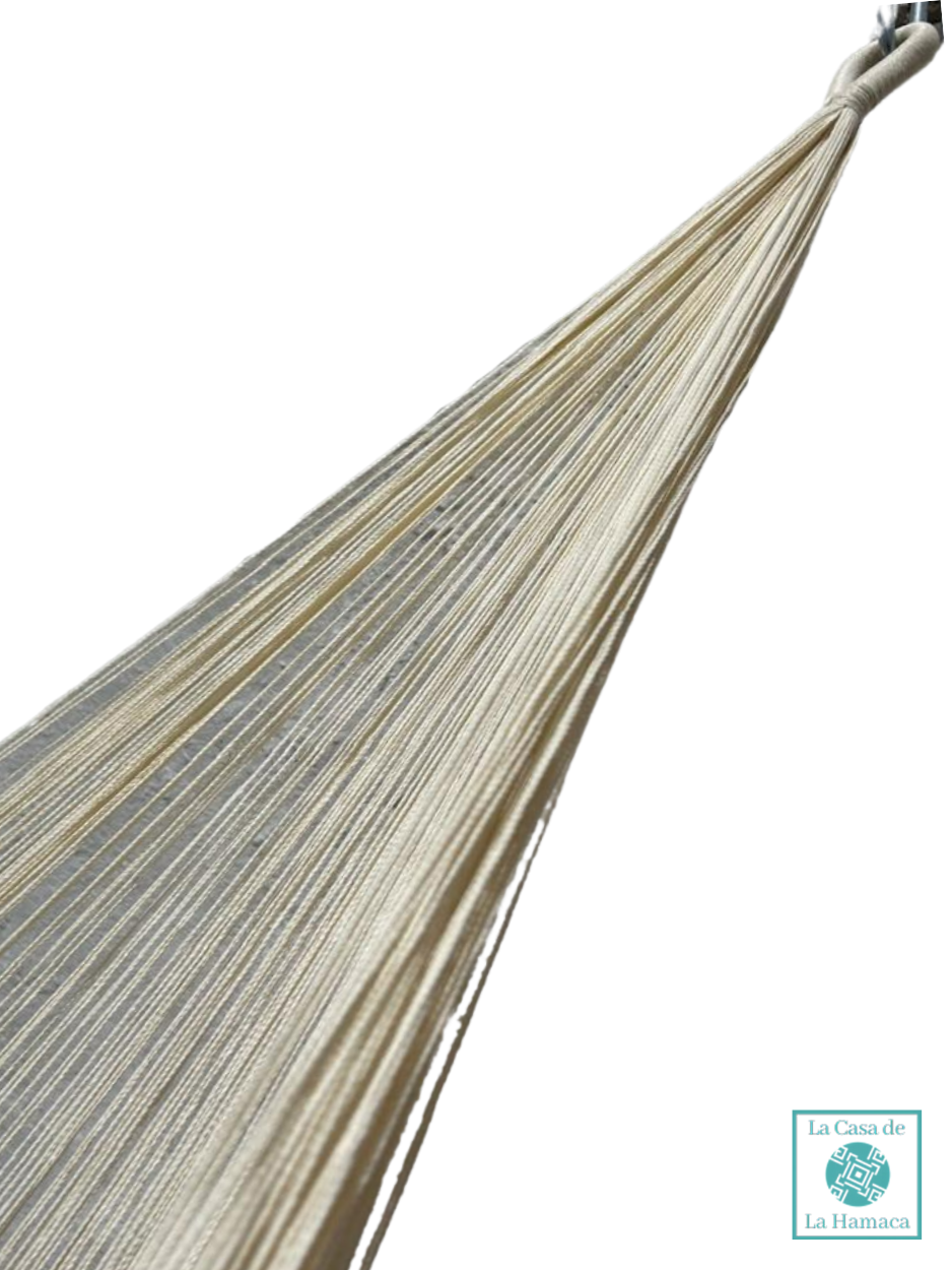 Hamaca Yucateca Artesanal Hilo 18 Nylon Cafe