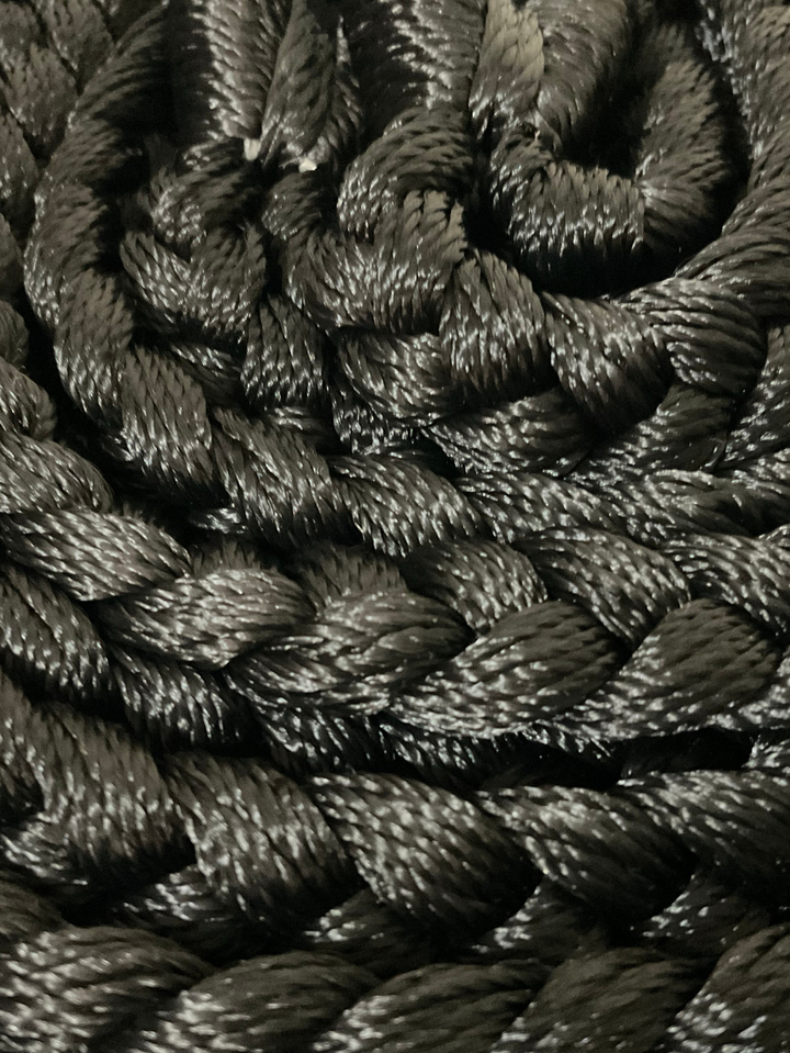 Par de Sogas Yucatecas Artesanales para Hamaca Negro