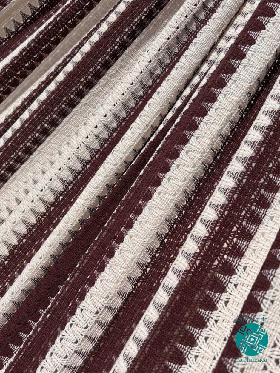 Hamaca Mexicana Rojo Vino King Size
