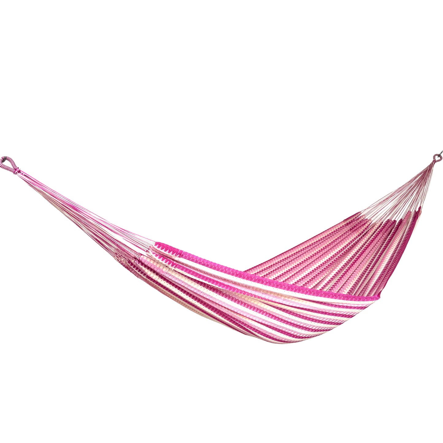 Hamaca Mexicana rosa vista lateral