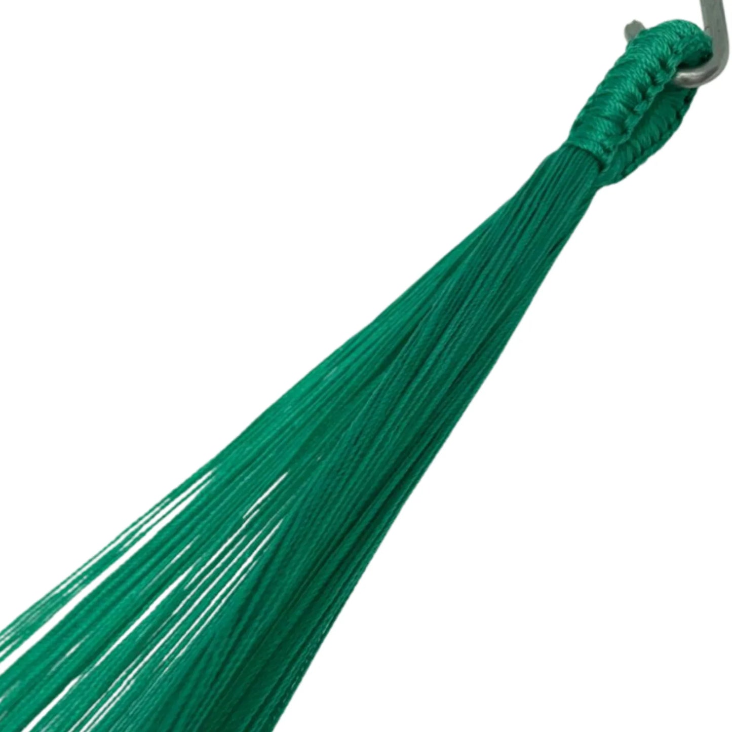 Brazo de hamaca Yucateca artesanal de hilo 18 de nylon verde menta