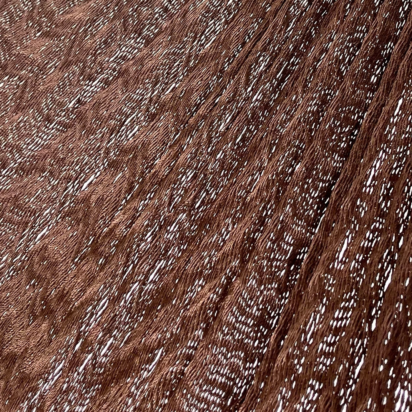 Detalle del tejido de nylon hilo 18 de la hamaca Yucateca artesanal café