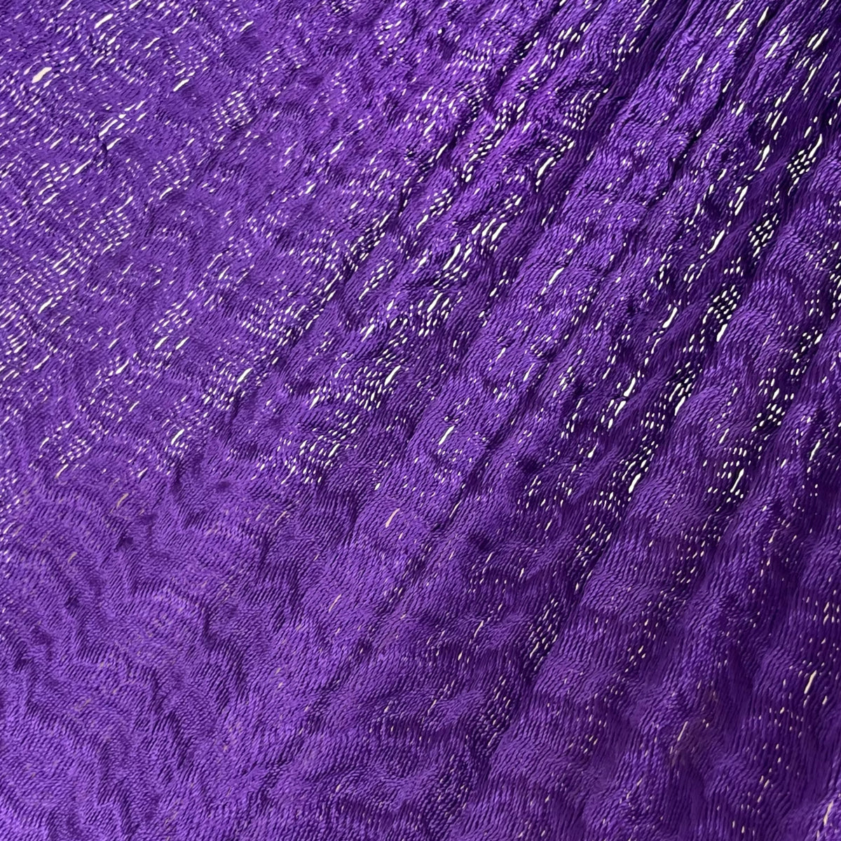 Detalle del tejido de nylon hilo 18 de la hamaca Yucateca artesanal morada