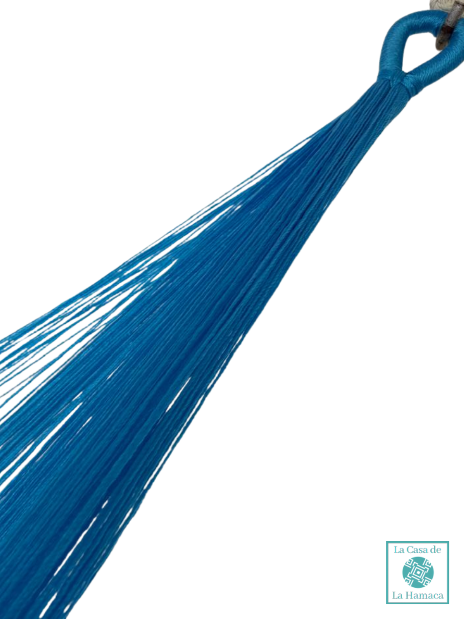 Hamaca Yucateca Artesanal Hilo 18 Nylon Rosa