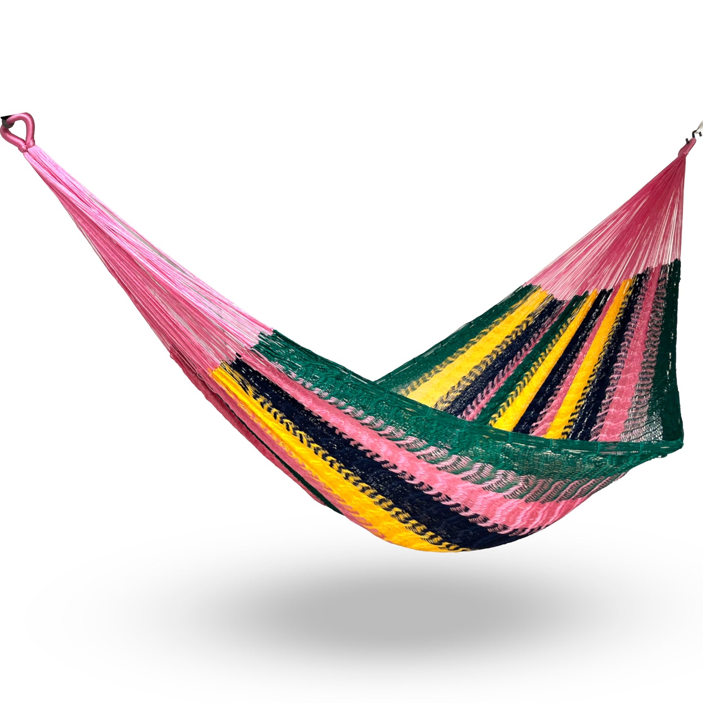 Hamaca Yucateca Artesanal Nylon Hilo 18 - De colores