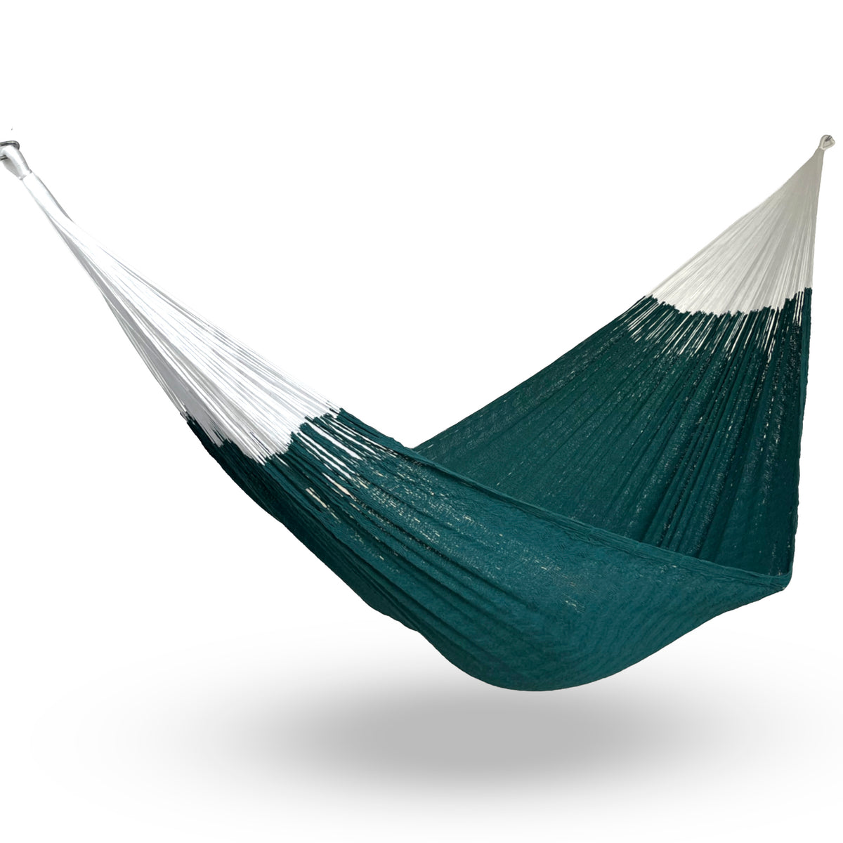 Hamaca Yucateca Artesanal de Algodón Matrimonial - Verde