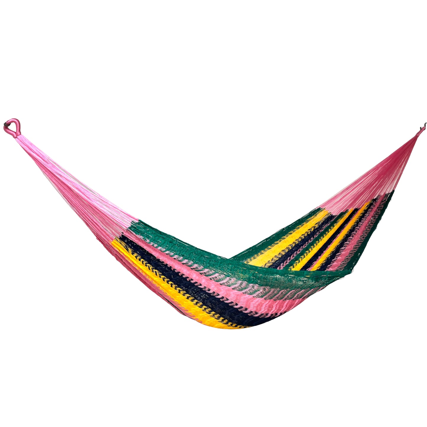 Hamaca Yucateca Artesanal Nylon Hilo 18 - De colores