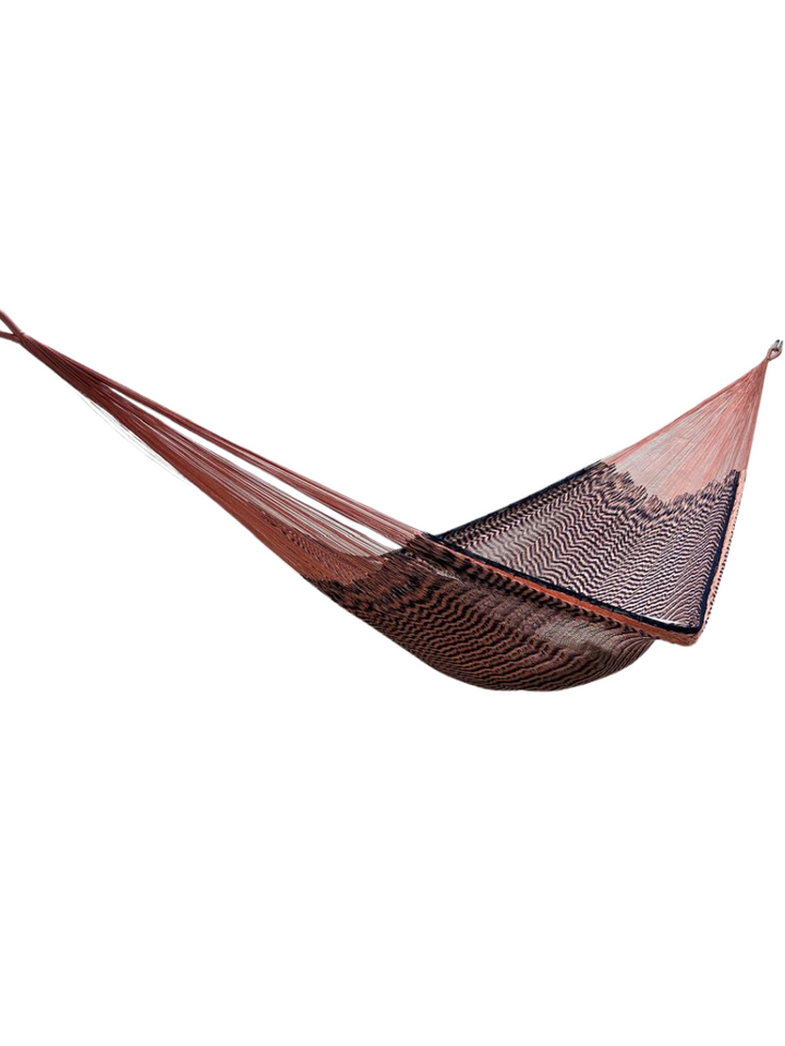 Hamaca Yucateca Artesanal Hilo 18 Nylon Rosa