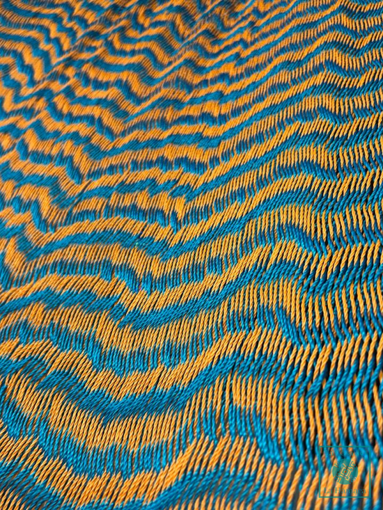 Hamaca Yucateca Artesanal Hilo 18 Nylon Naranja