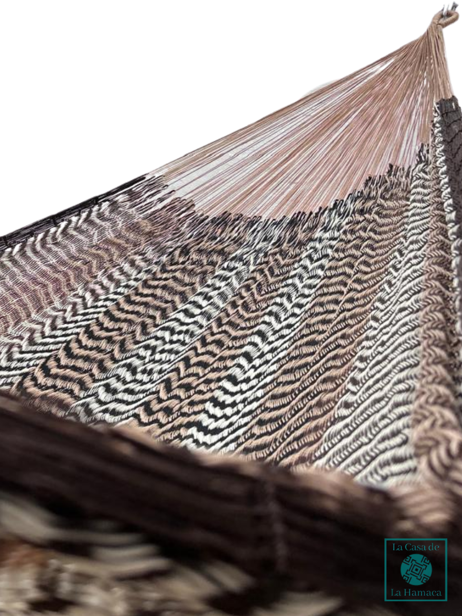Hamaca Yucateca Artesanal Hilo 18 Nylon Cafe