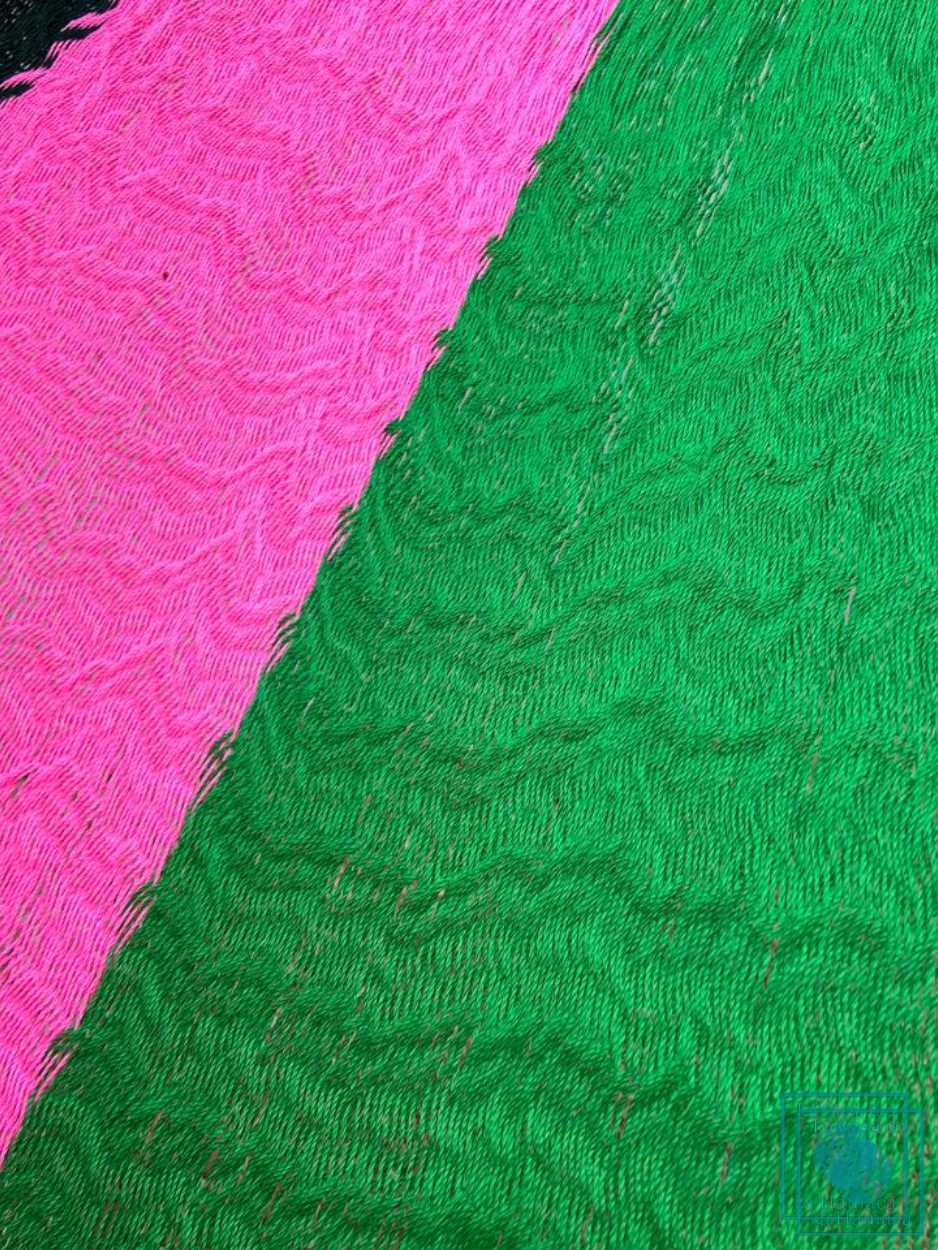 Hamaca Yucateca Artesanal Hilo 18 Nylon Rosa