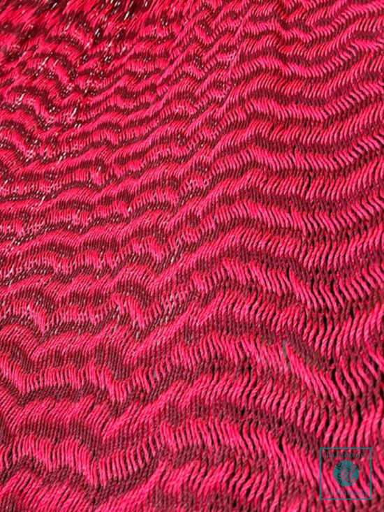 Hamaca Yucateca Artesanal Hilo 18 Nylon Rojo