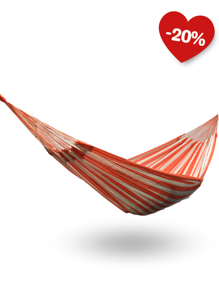 Hamaca Mexicana Naranja King Size