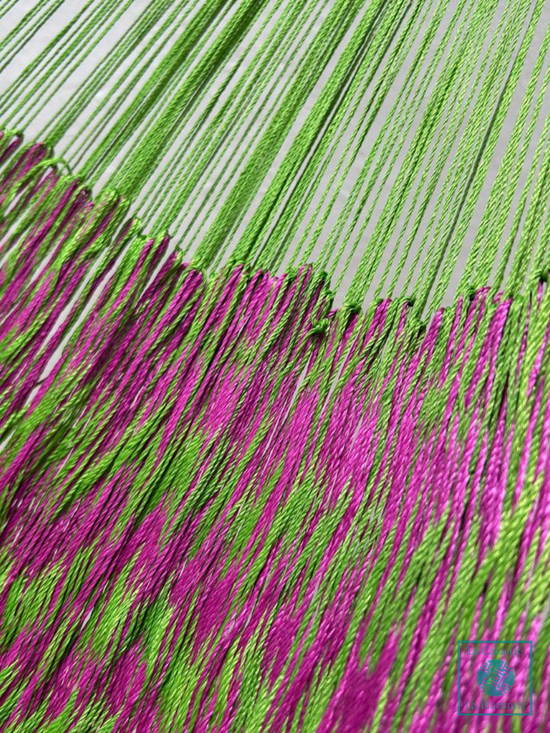 Hamaca Yucateca Artesanal Hilo 18 Nylon Rosa