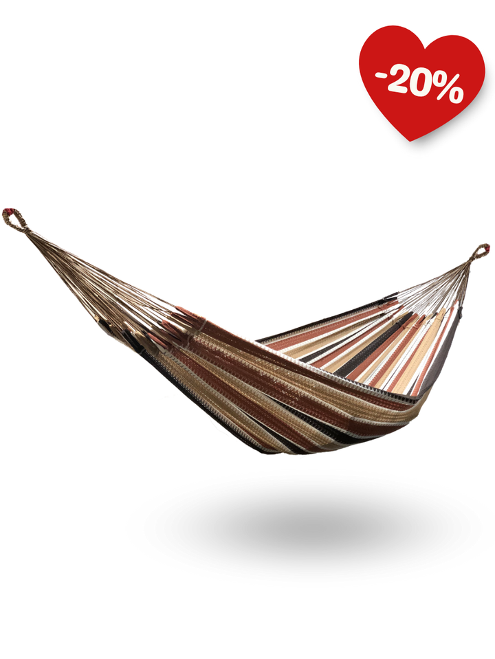 Hamaca Mexicana Mocaccino Amarillo King Size