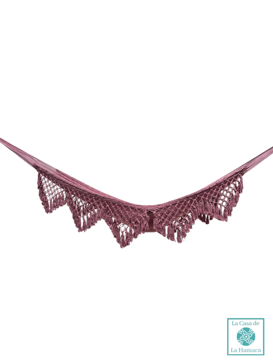 Hamaca Yucateca Artesanal Algodón Macrame