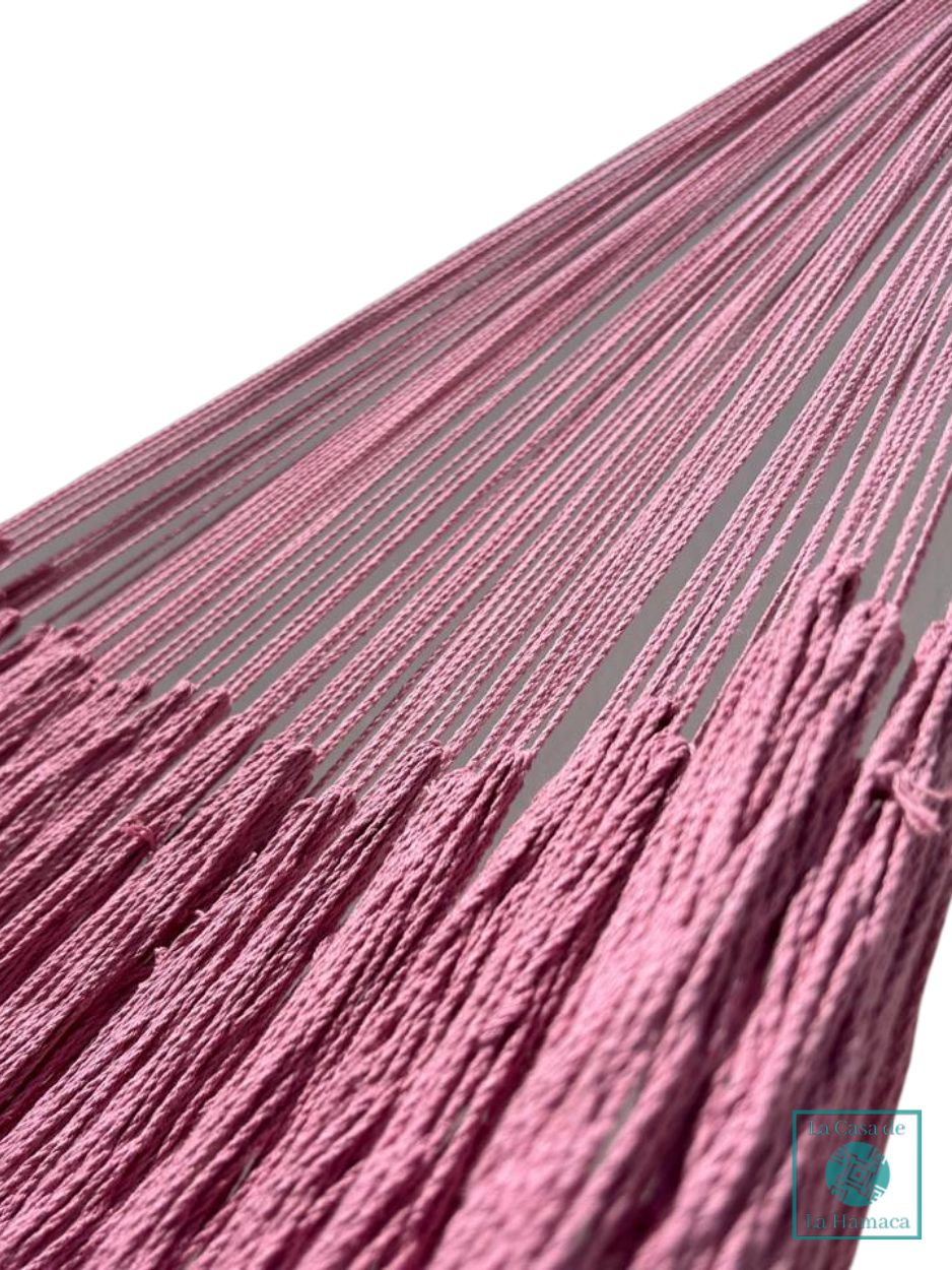 Hamaca Yucateca Artesanal Algodón Macrame