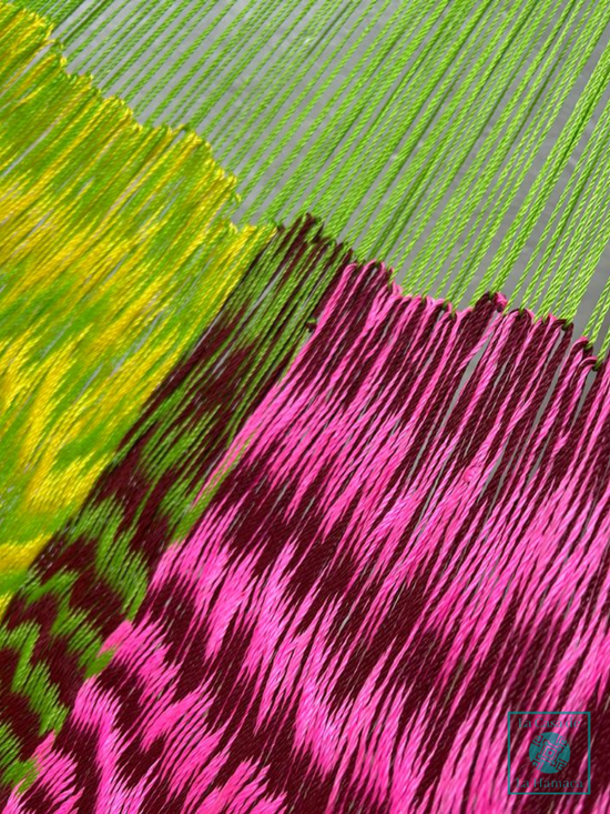 Hamaca Yucateca Artesanal Hilo 18 Nylon Multicolor