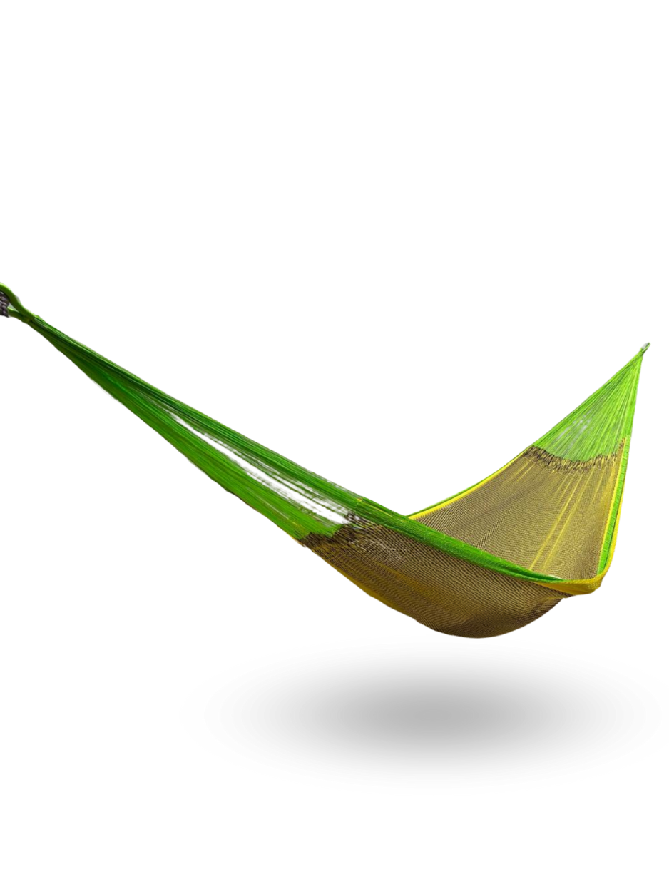 Hamaca Yucateca Artesanal Doble Tejido Nylon