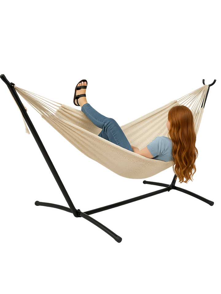 Hamaca Mexicana Beige para Base (Soporte de Hamaca)