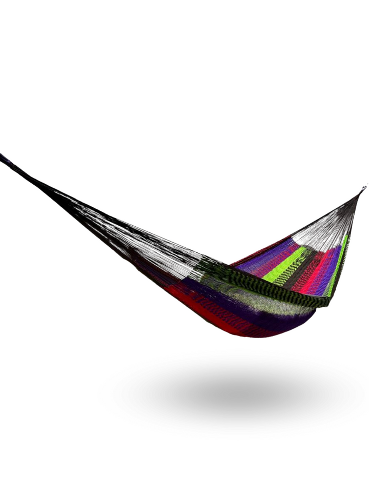 Hamaca Yucateca Artesanal Hilo 18 Nylon Multicolor
