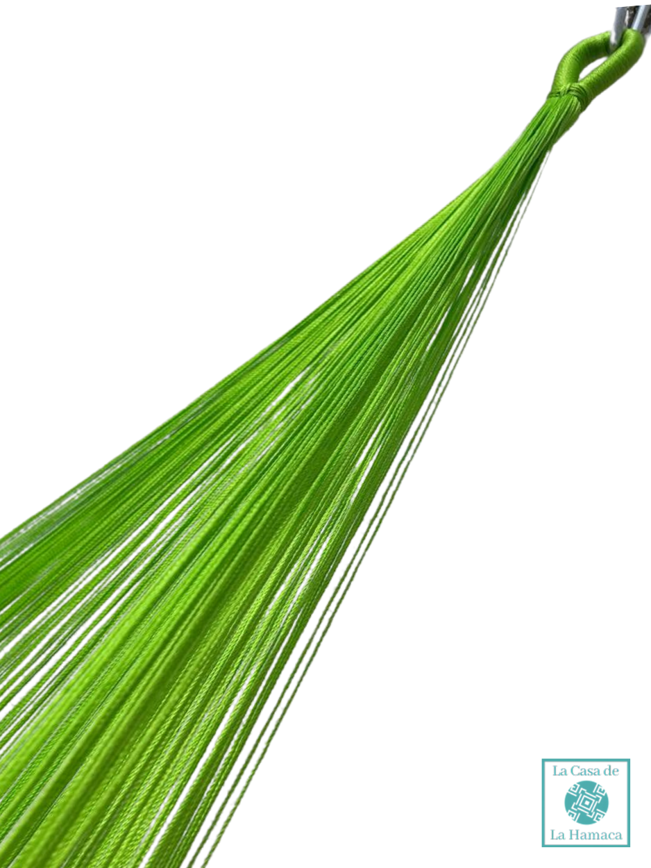 Hamaca Yucateca Artesanal Hilo 18 Nylon Multicolor
