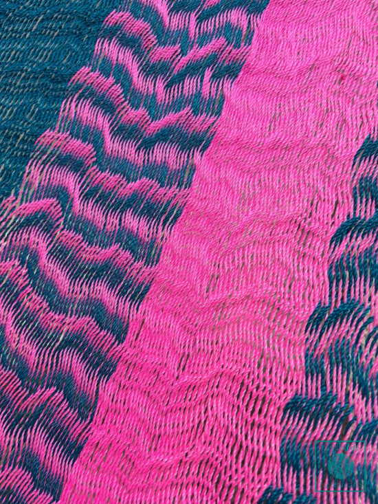 Hamaca Yucateca Artesanal Hilo 18 Nylon Rosa