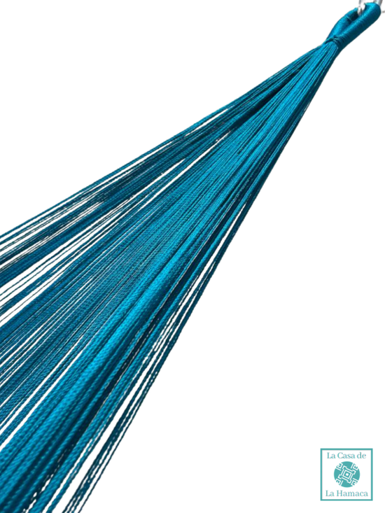 Hamaca Yucateca Artesanal Hilo 18 Nylon Rosa