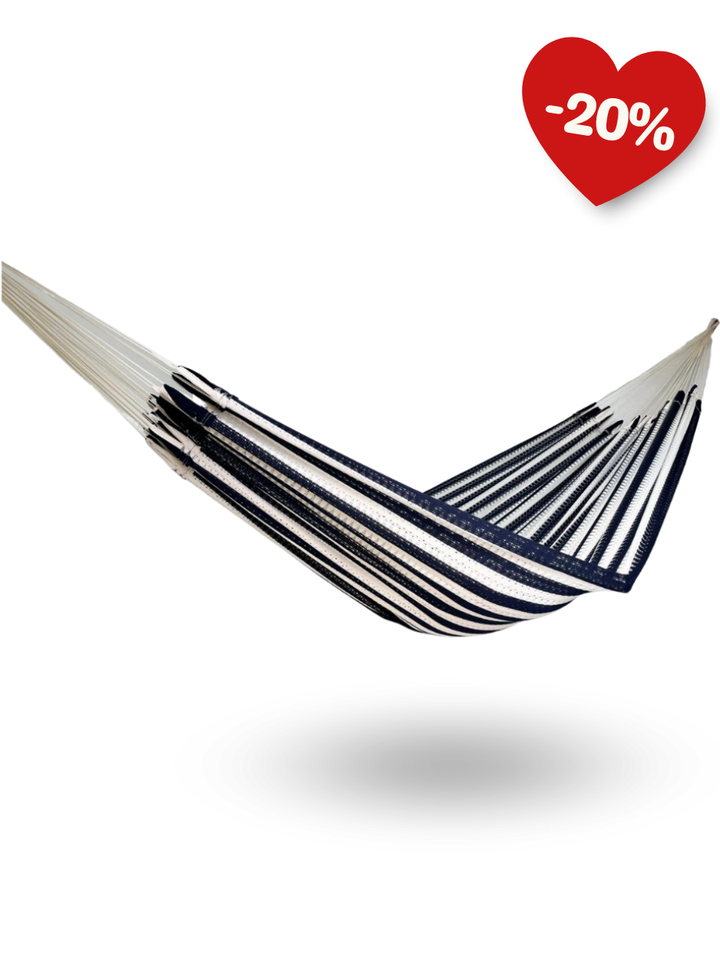 Hamaca Mexicana Azul Marino King Size
