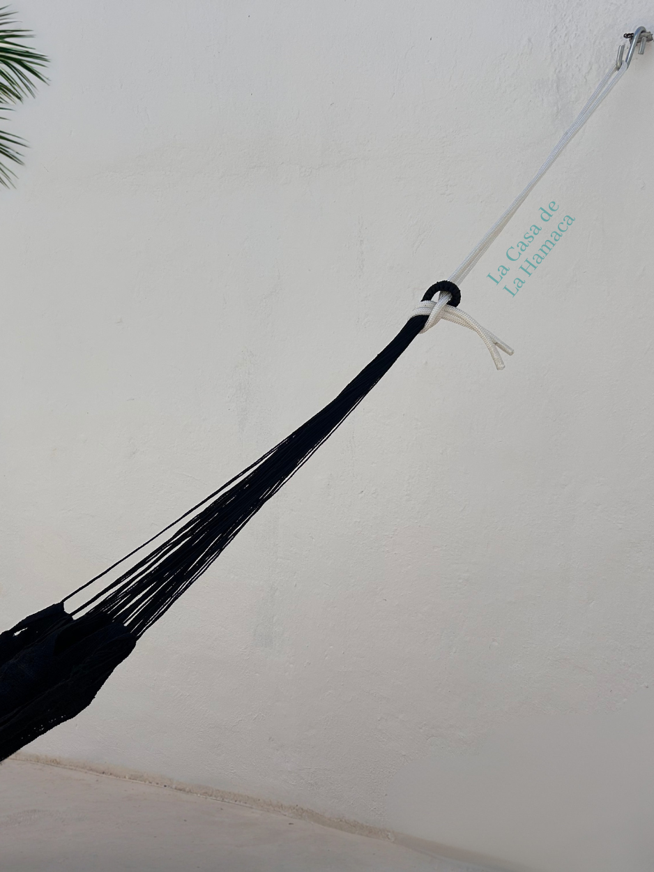 Par de Sogas Blanca y Ganchos para Hamaca