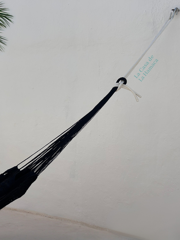 Par de Sogas Blanca y Ganchos para Hamaca