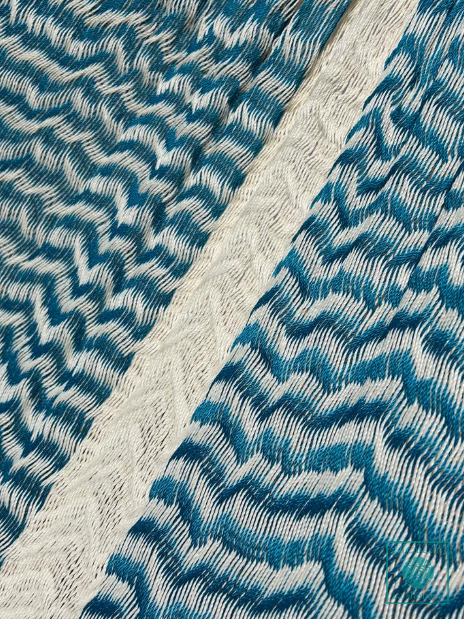 Hamaca Yucateca Artesanal Hilo 18 Nylon Azul