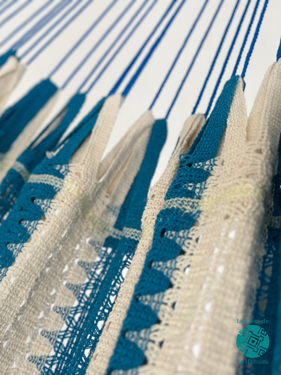 Hamaca Mexicana Azul Turquesa
