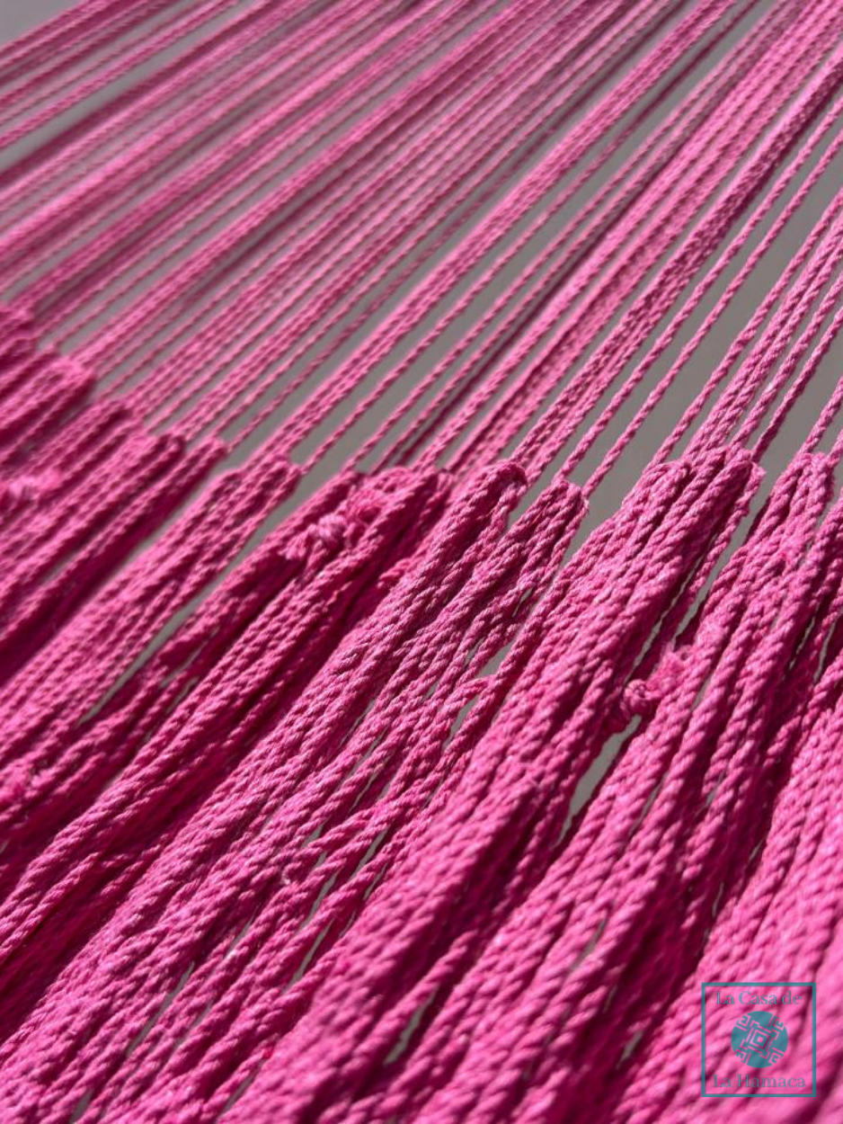 Hamaca Yucateca Artesanal Algodón Macrame