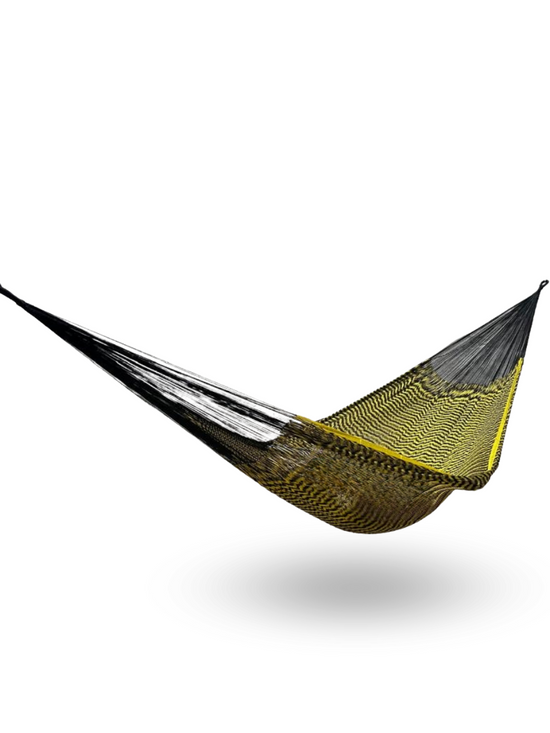 Hamaca Yucateca Artesanal Hilo 18 Nylon Amarillo