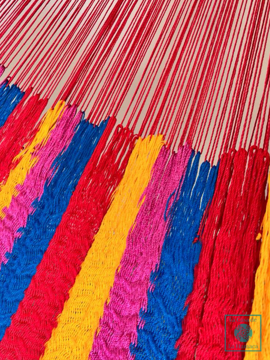 Hamaca Yucateca Artesanal Hilo 18 Nylon