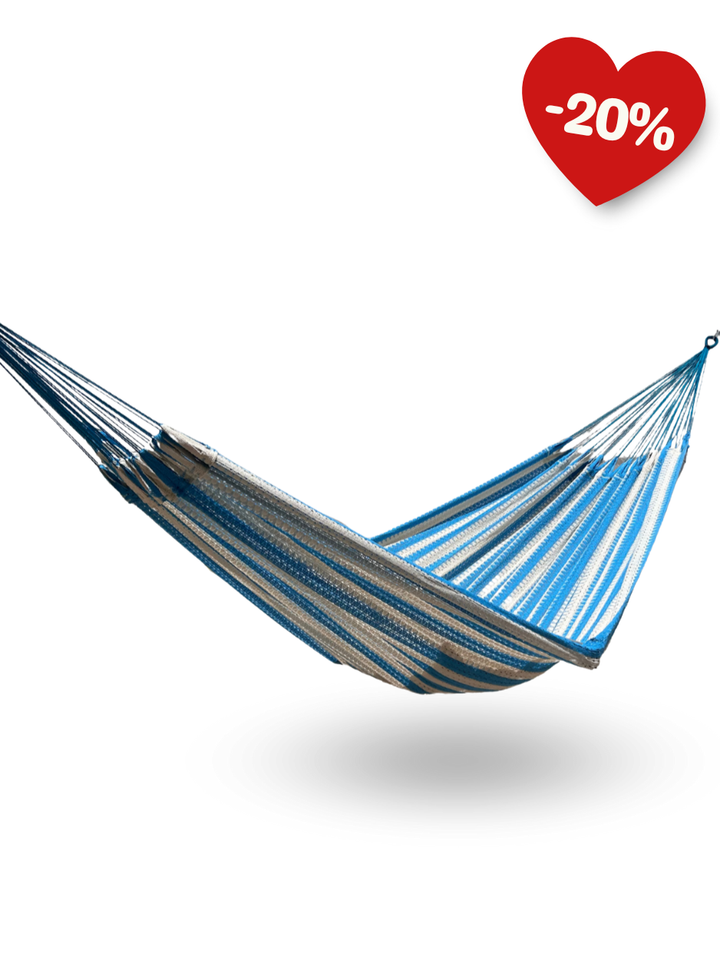 Hamaca Mexicana Azul Cielo King Size