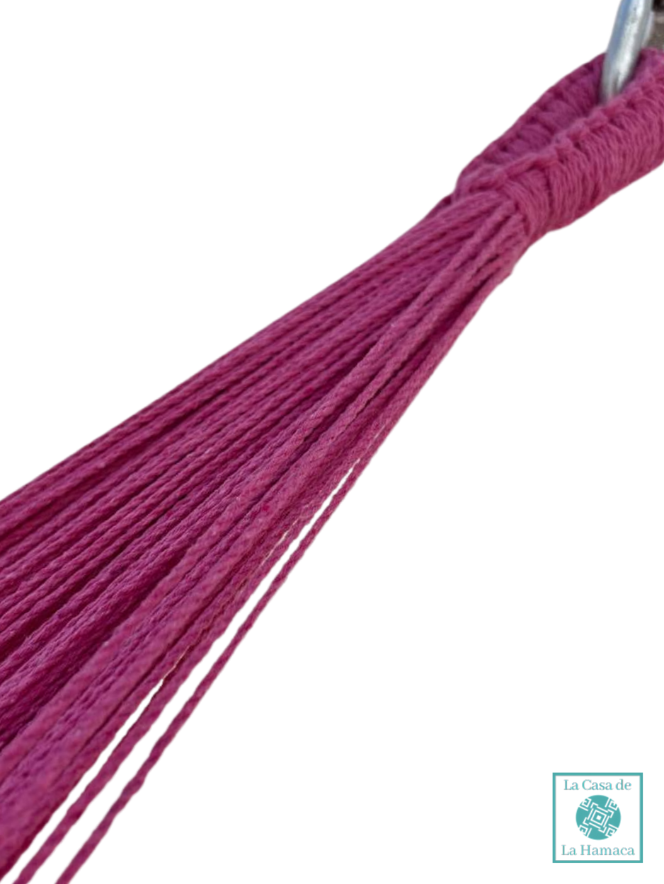 Hamaca Yucateca Artesanal Algodón Macrame