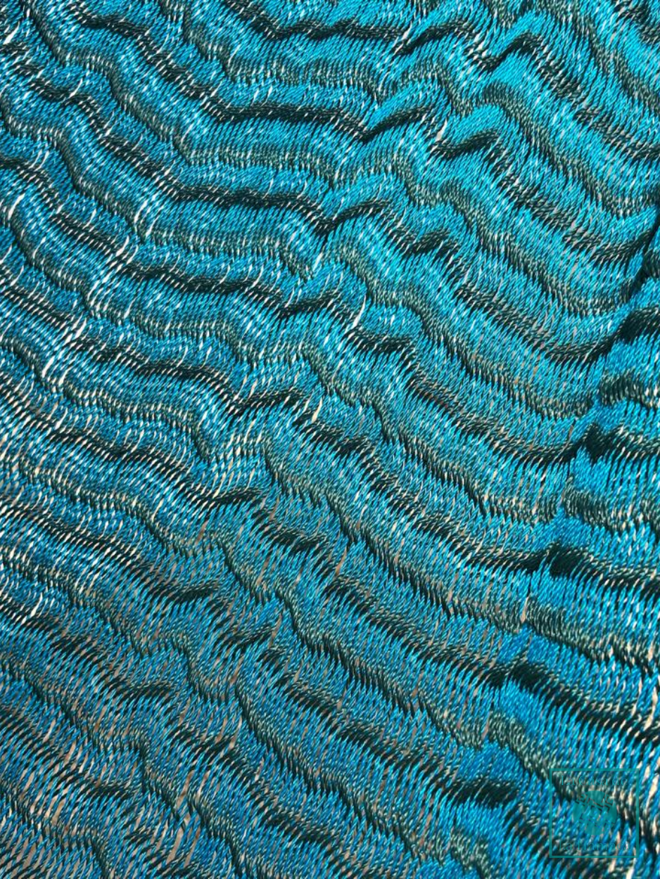 Hamaca Yucateca Artesanal Hilo 18 Nylon Azul