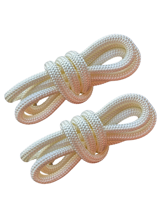 Par de Sogas Blanca y Ganchos para Hamaca