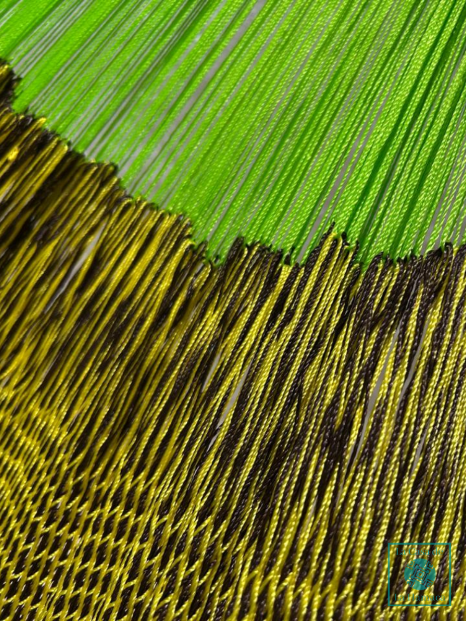 Hamaca Yucateca Artesanal Doble Tejido Nylon