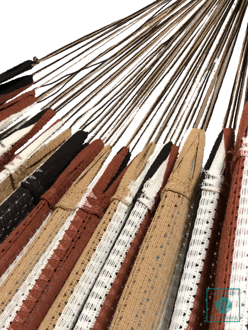 Hamaca Mexicana Mocaccino Amarillo King Size