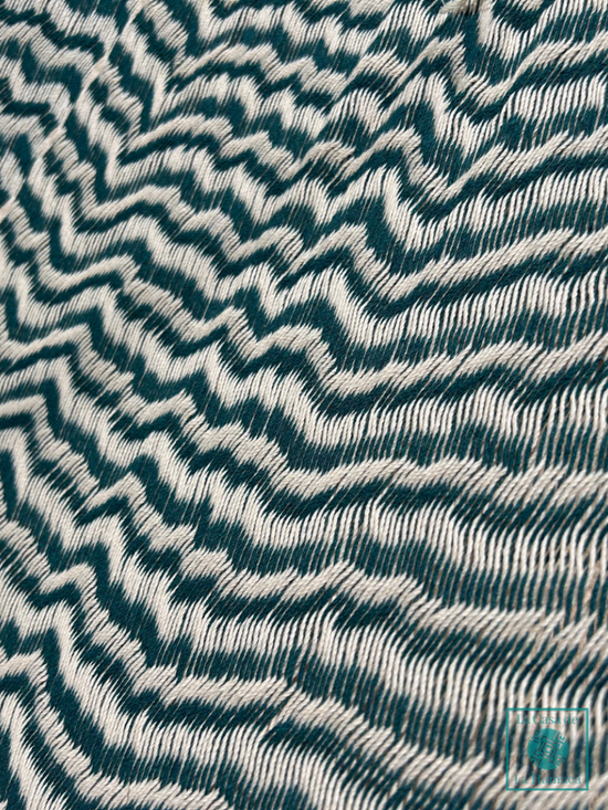 Azul Petroleo y Beige